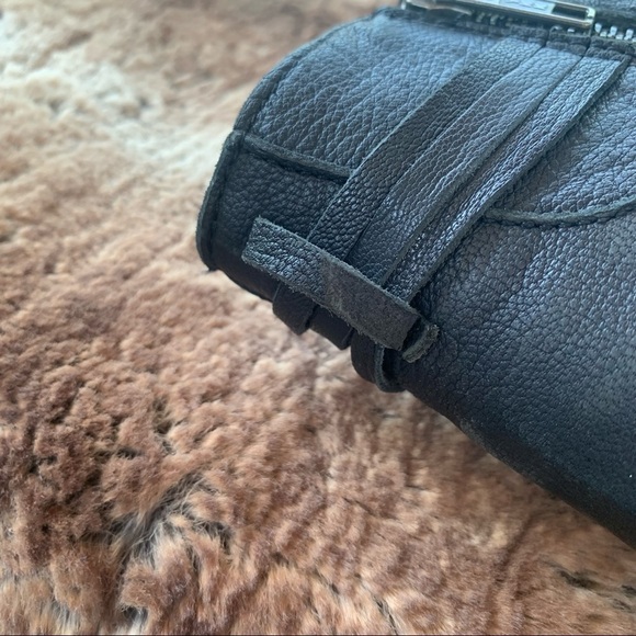 Free People Studio City Wraparound Leather Bootie Distressed Black - Picture 10 of 15